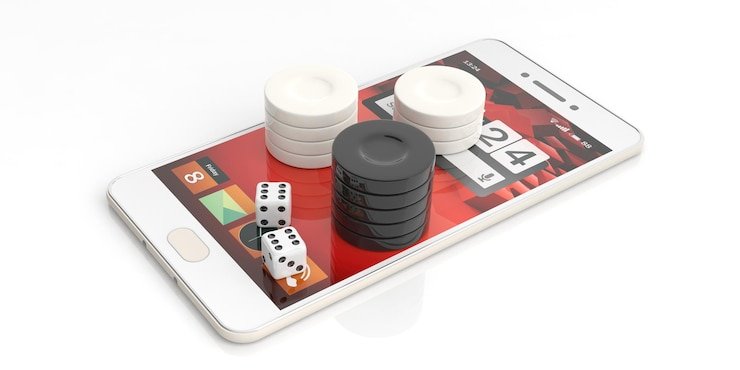 Rak digital supermarket bernuansa biru
